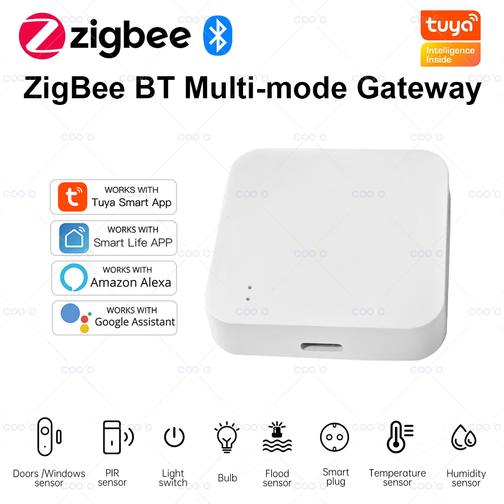 Smart Home Zigbee Gateway - Tuya Zigbee Bluetooth Multi-mode Gateway Hub