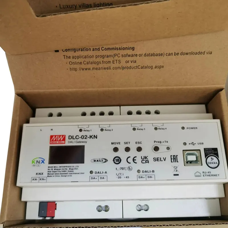 Smart Home Wellness - Mean Well DLC-02-KN KNX to DALI