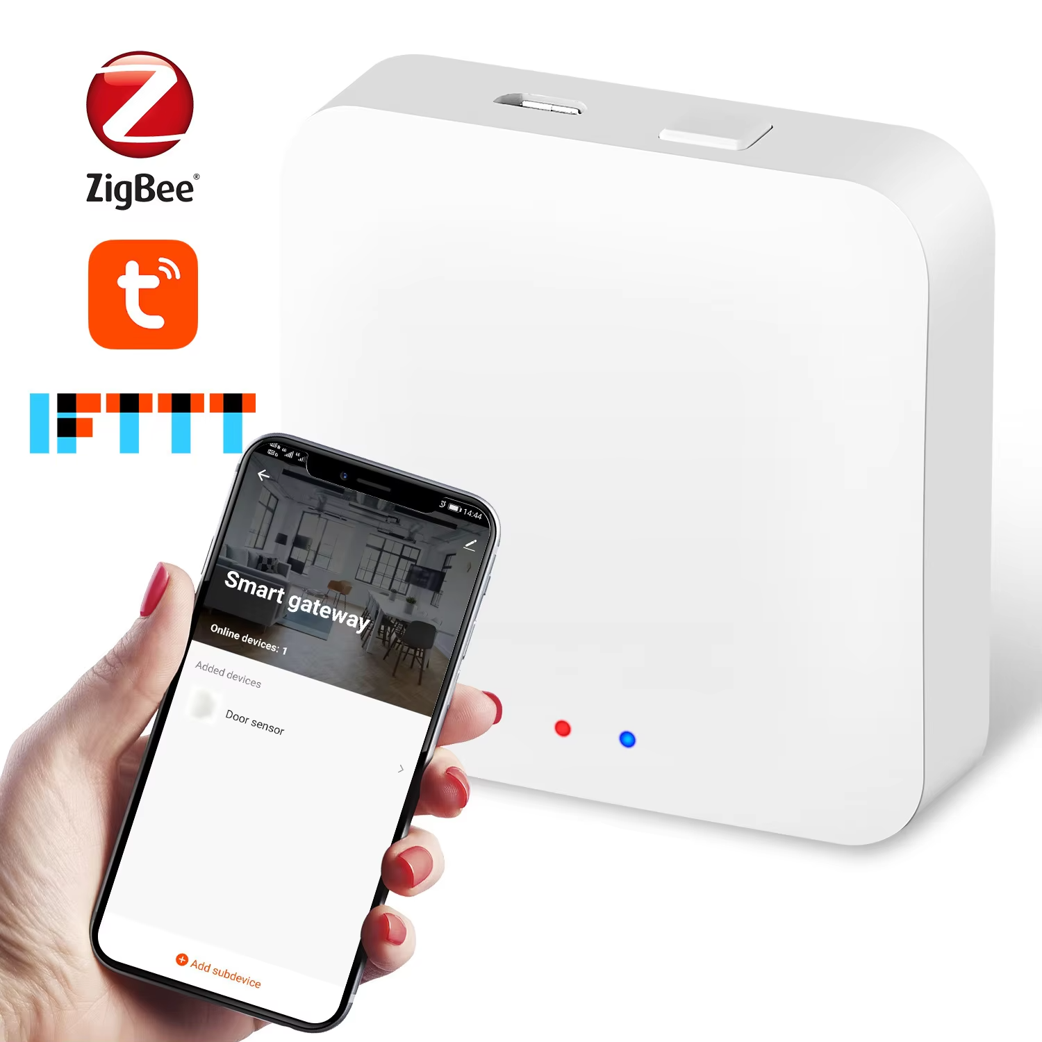 Smart Home For Pc - Tuya Zigbee+Bluetooth Smart Wireless Gateway Hub