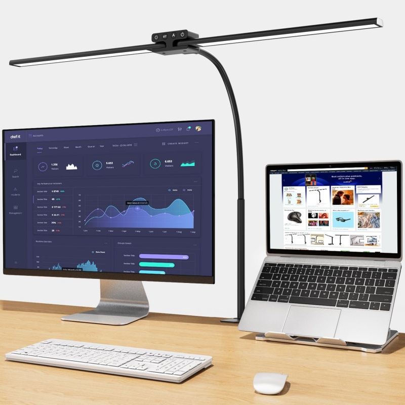 Smart Home For Pc - 2-head Eye Caring Architect Lamp with