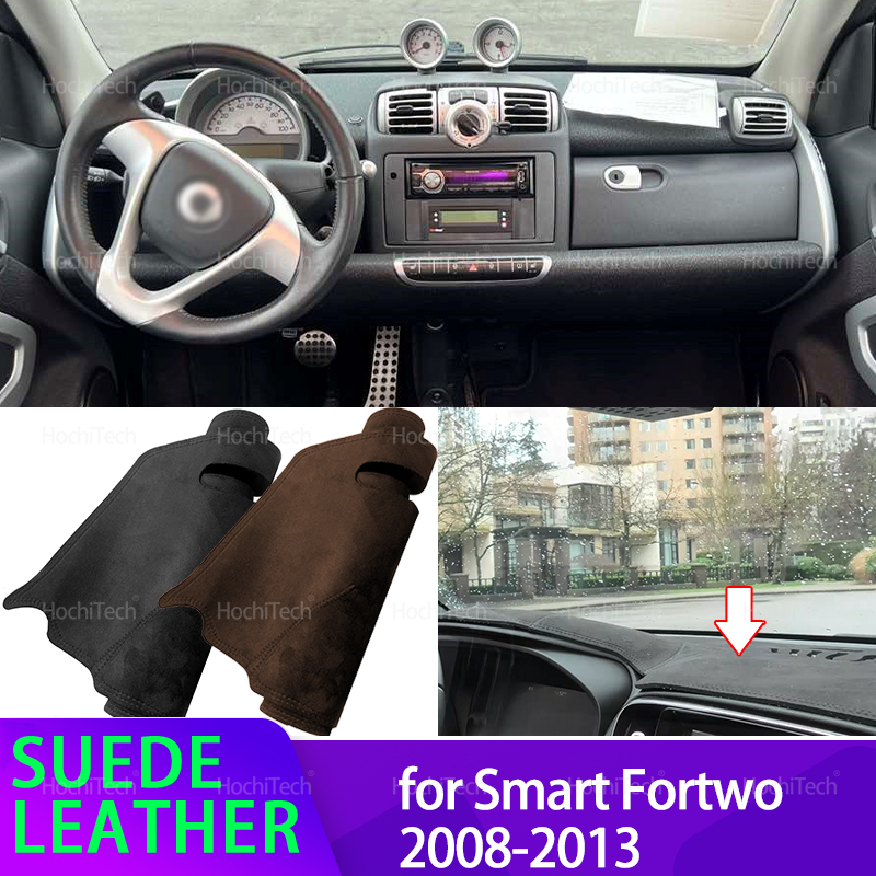Smart Home Dashboard - For Smart Fortwo 2008-2013 Suede Leather