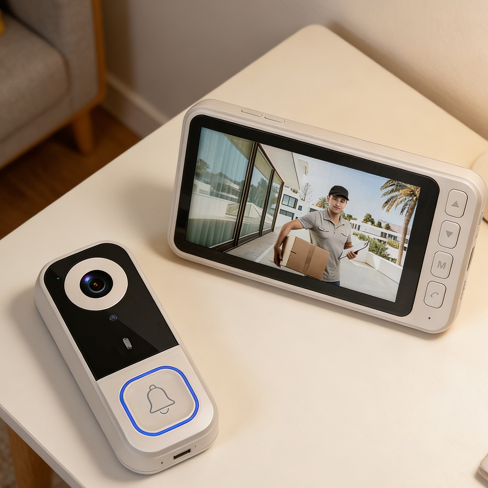 Video Doorbell - Video Door Bell Camera with Monitor