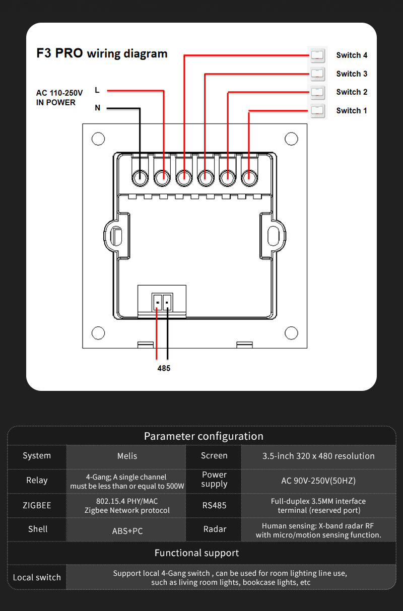 4 Gang Zigbee Smart Life Smart - Smart Home Zigbee 리뷰 및 가격