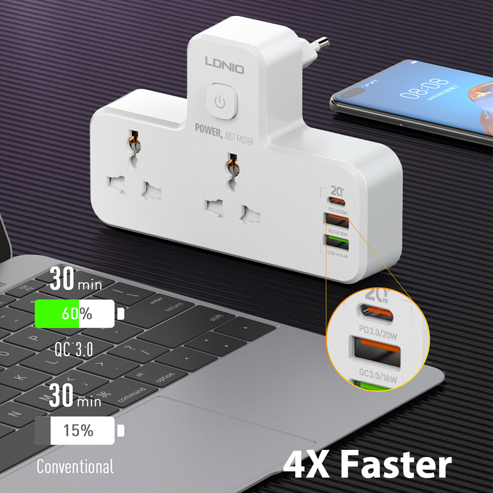 LDNIO Power Strip Plug 2500W E - Smart Power Strip 리뷰 및 가격