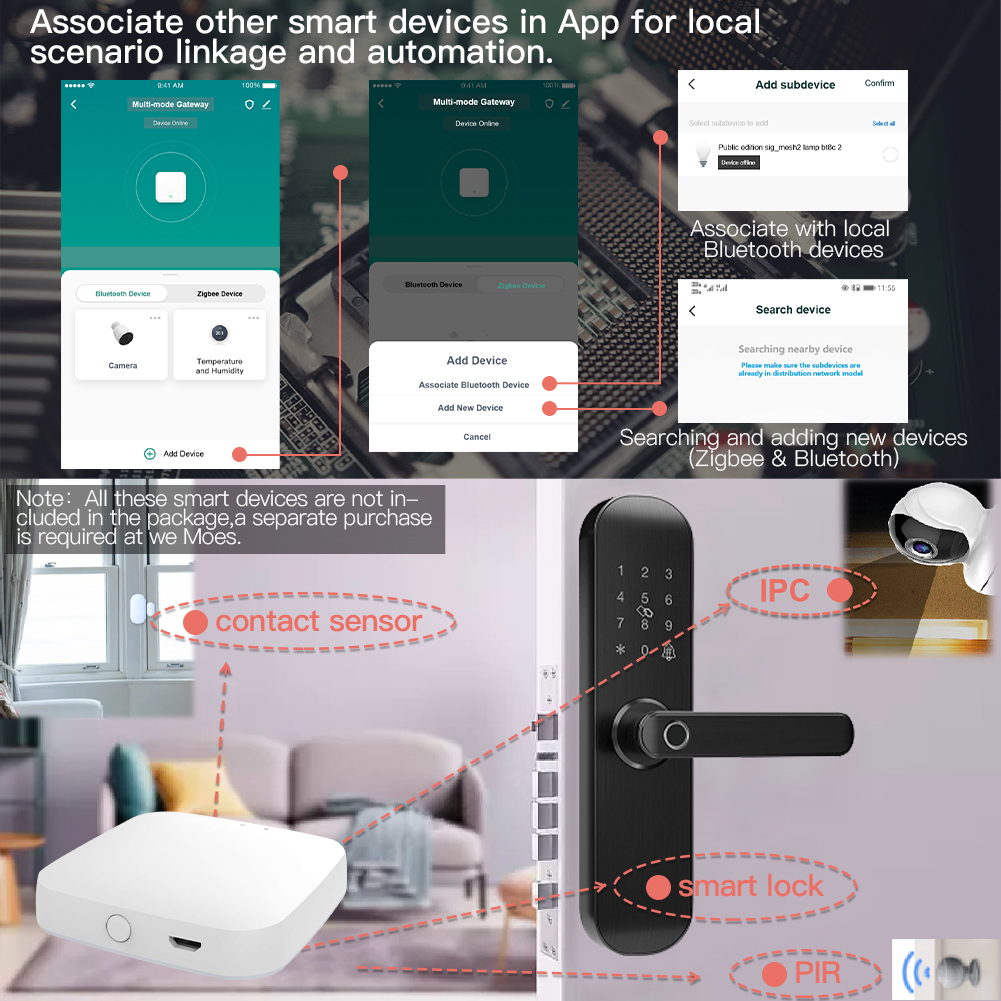 MOES Multi-mode Smart Gateway  - Smart Home Gira 리뷰 및 가격