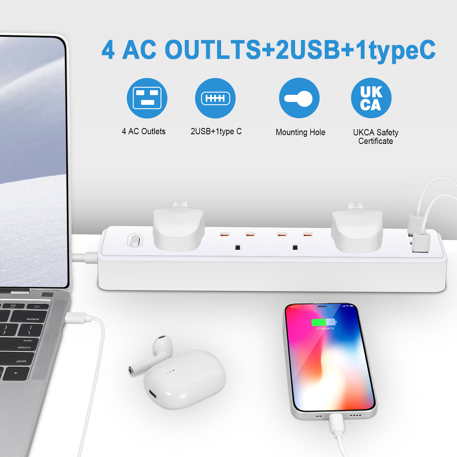 Power Strip Electric Socket UK - Smart Power Strip 리뷰 및 가격