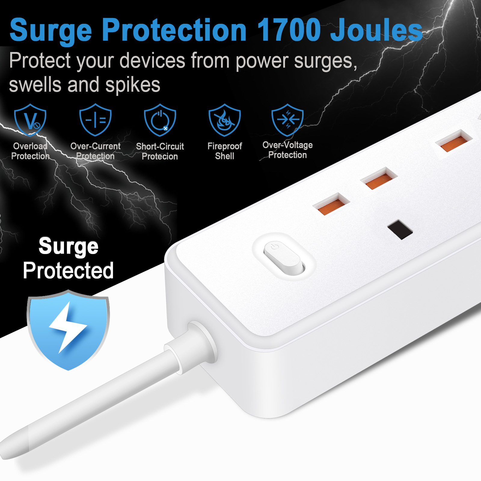 Power Strip Electric Socket UK - Smart Power Strip 리뷰 및 가격