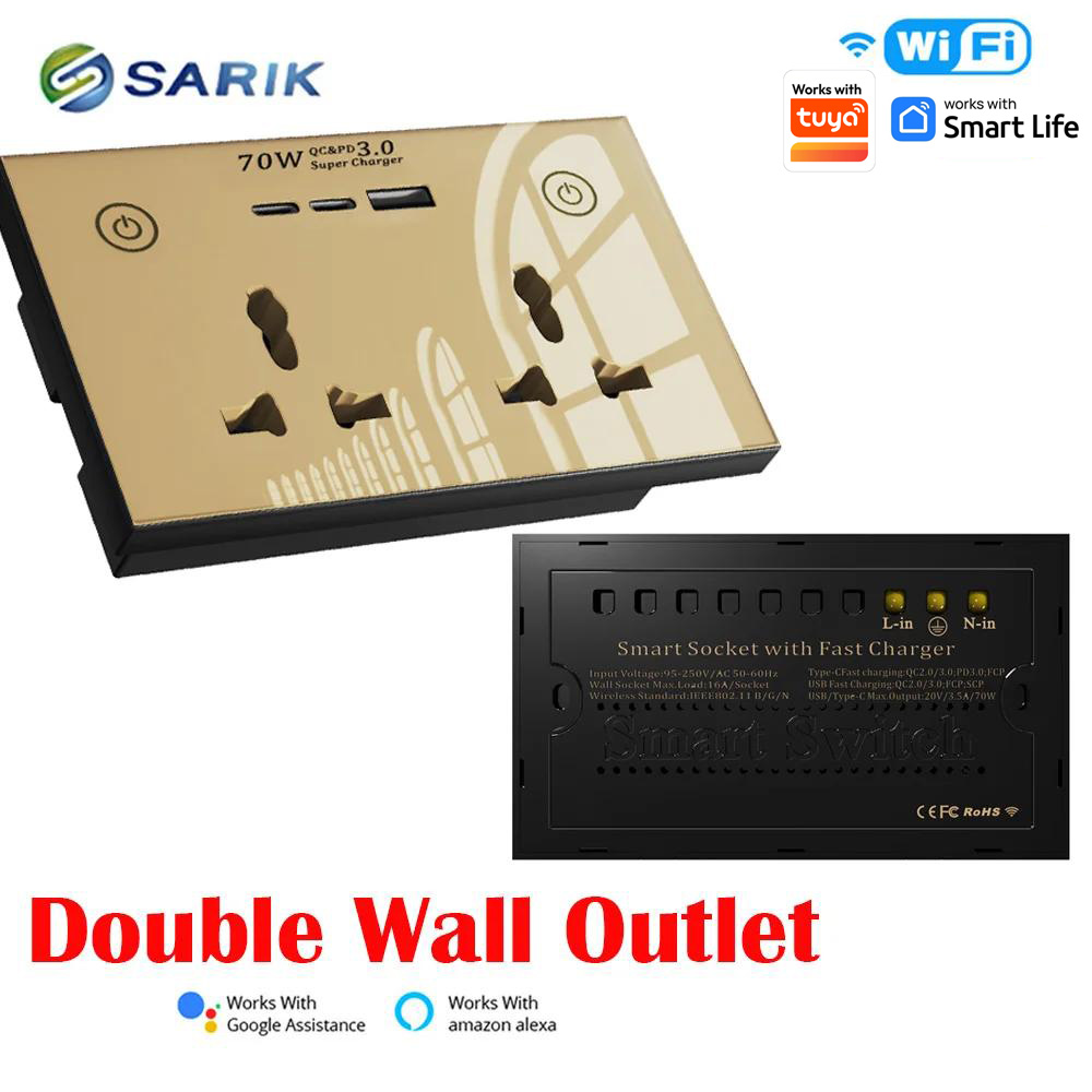 Smart Home Wifi Wall Socket Cr - Smart Home Touchscreen Control Panel 리뷰 및 가격