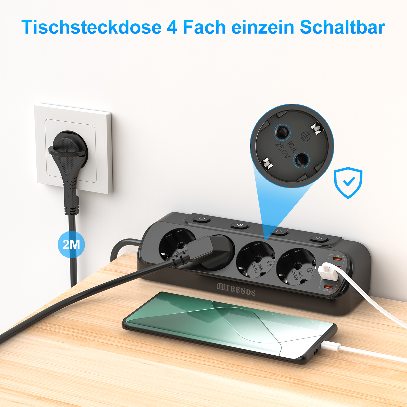 European Desktop Socket multi- - Smart Power Strip 리뷰 및 가격