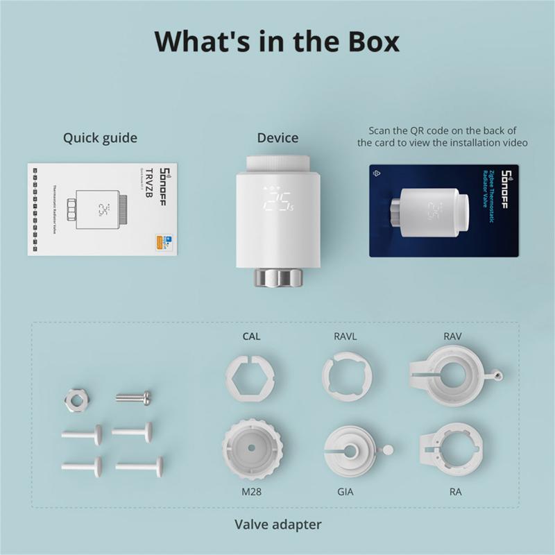 SONOFF Smart TRV Zigbee Thermo - Smart Home Mqtt 리뷰 및 가격