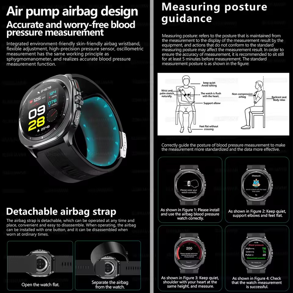 2026New Air Pump Smartwatch Bl - Smart Home Wellness 리뷰 및 가격