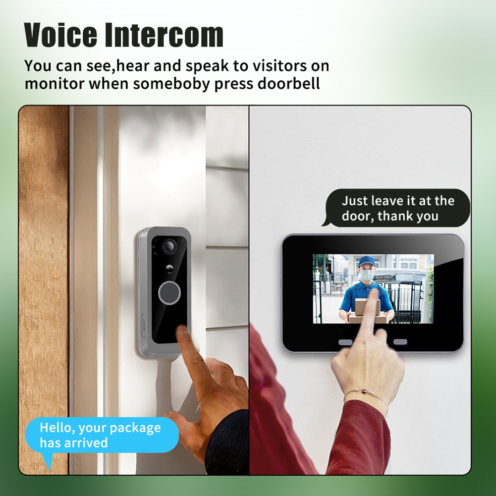 2.4G Wireless Visual Intercom  - Video Doorbell 리뷰 및 가격