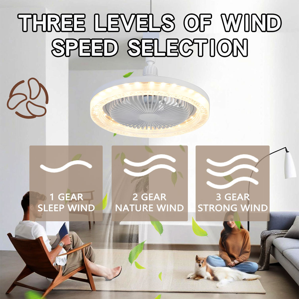 Smart 3 In 1 Ceiling Fan With  - Smart Home Ventilation System 리뷰 및 가격