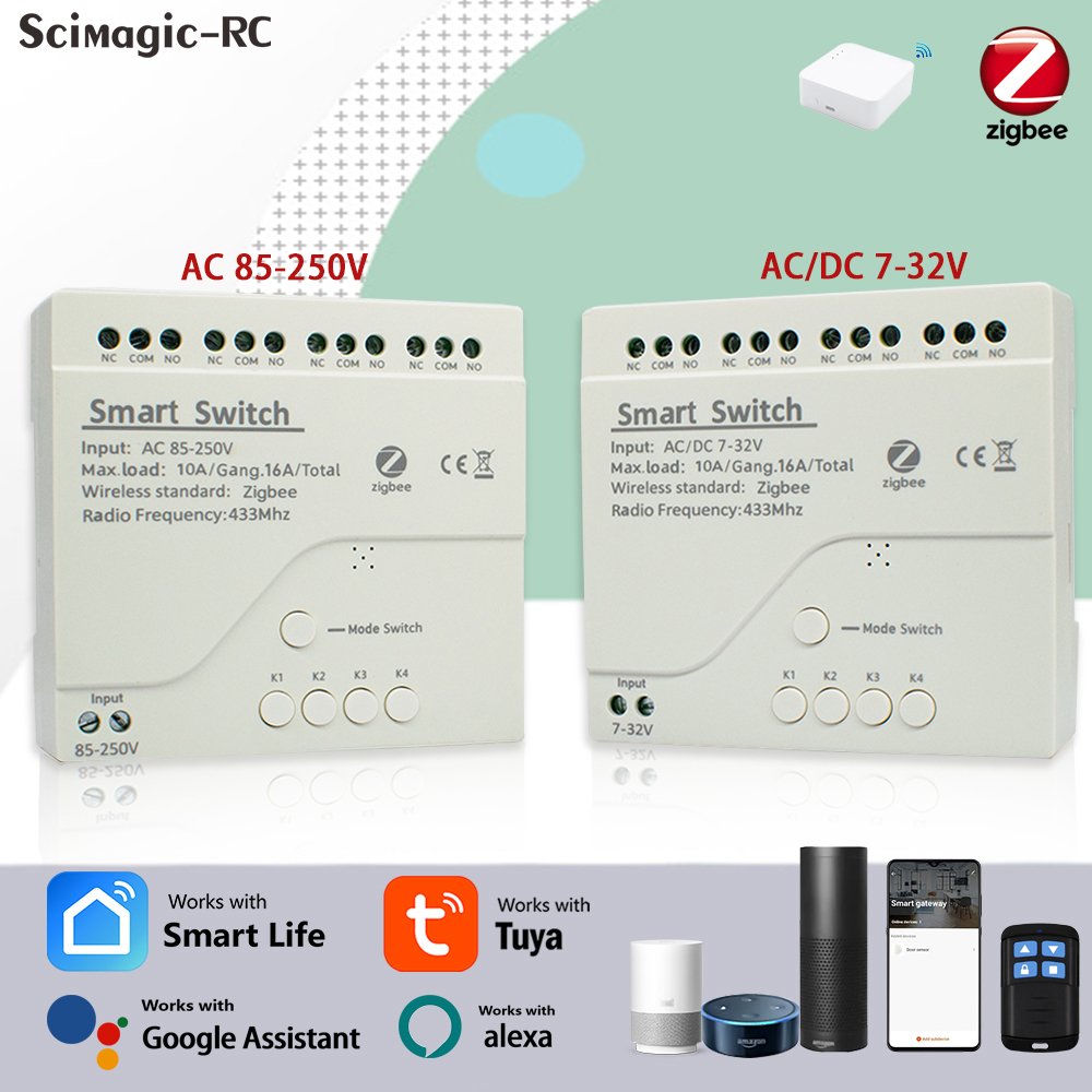 4CH Zigbee Tuya Smart Home Rel - Smart Home Zigbee 리뷰 및 가격