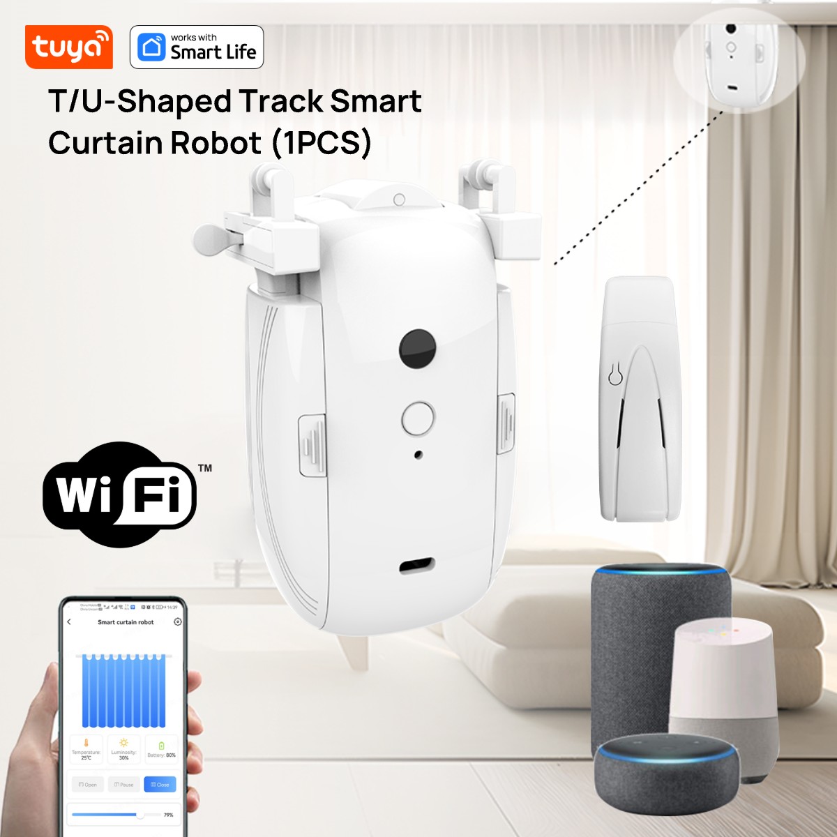 Tuya Smart WiFi Curtain Robot  - Smart Home Gira 리뷰 및 가격