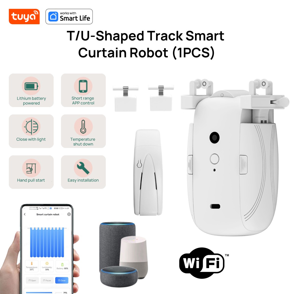 Tuya Smart WiFi Curtain Robot  - Smart Home Gira 리뷰 및 가격