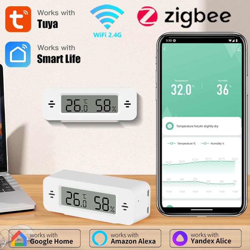 Tuya WiFi/Zigbee Temperature H - Smart Home Zigbee 리뷰 및 가격