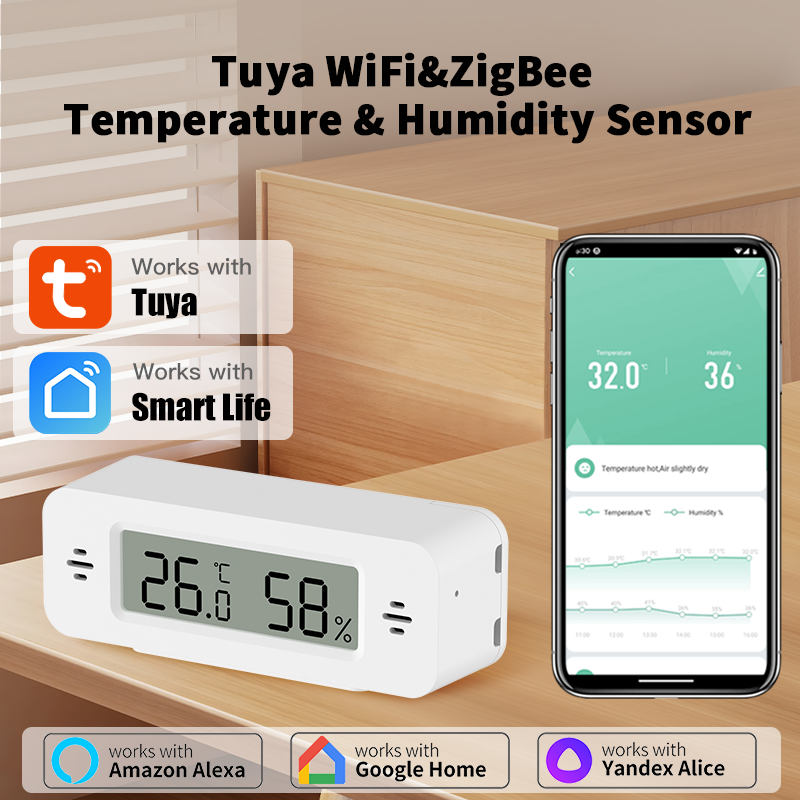Tuya WiFi/Zigbee Temperature H - Smart Home Zigbee 리뷰 및 가격