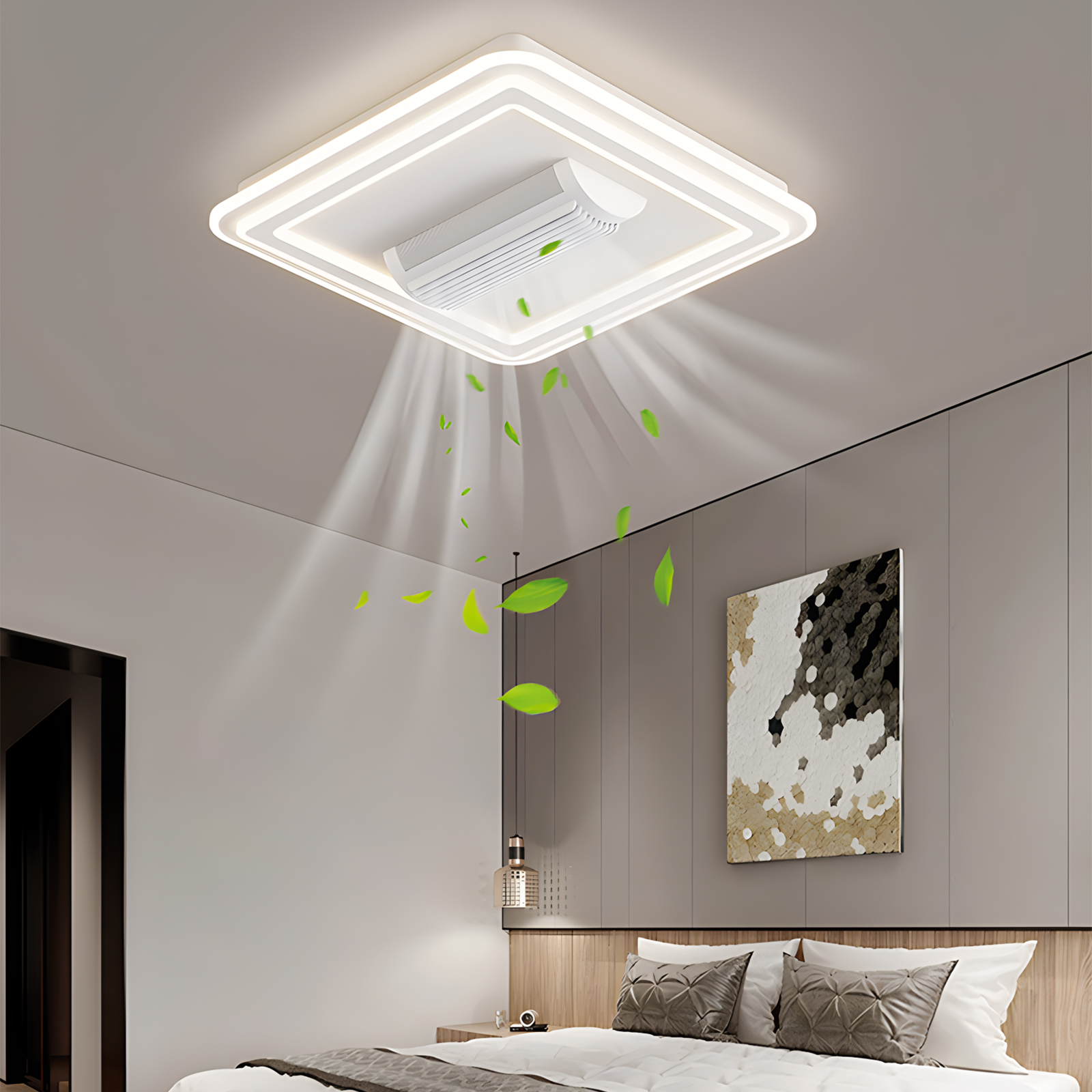 Modern Ceiling Fan with Light  - Smart Home Ventilation System 리뷰 및 가격