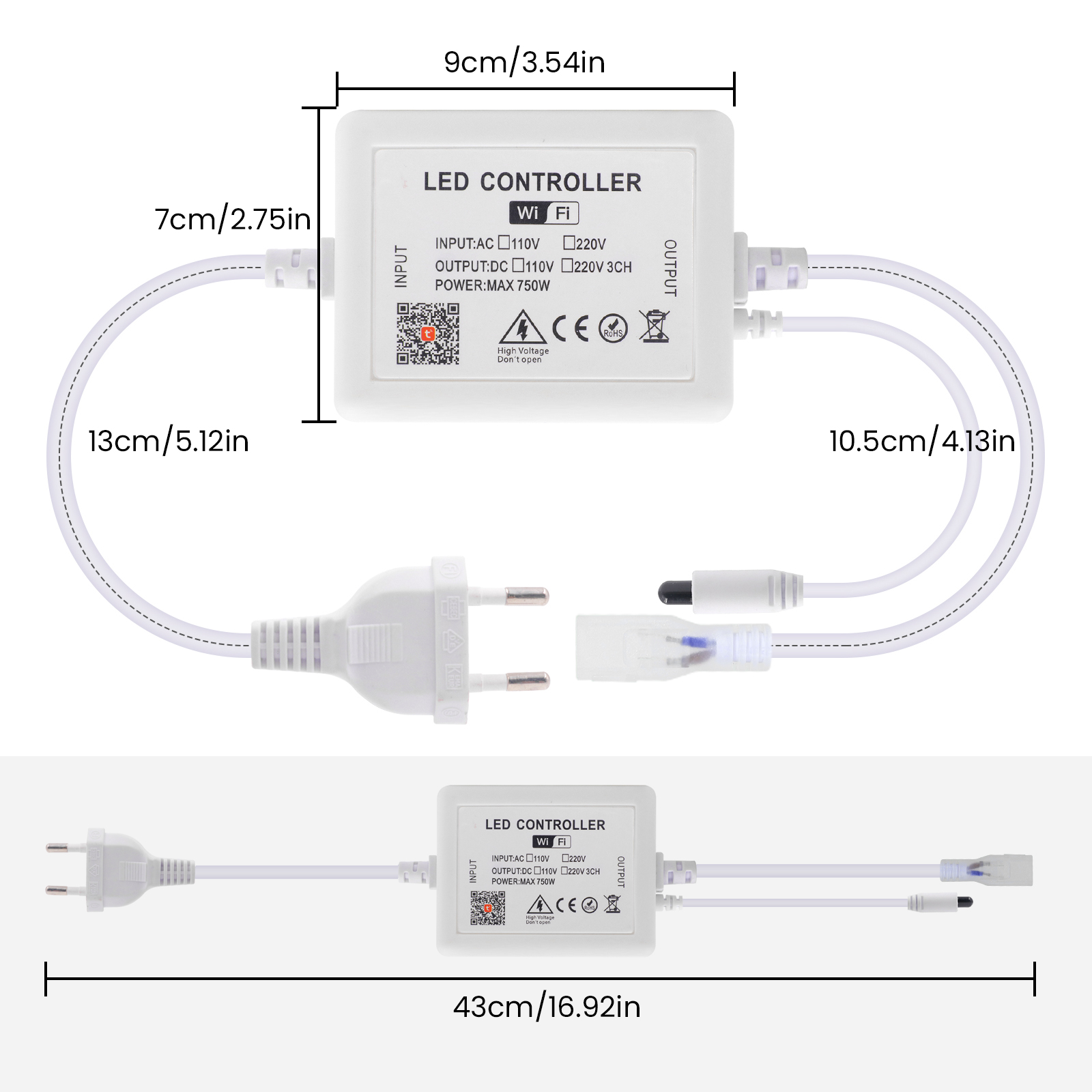 Tuya WIFI LED Dimmer for 10mm  - Smart Power Strip 리뷰 및 가격
