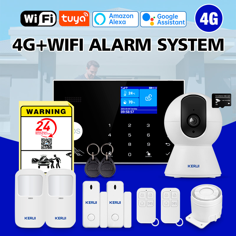 KERUI WiFi+4G Home Alarm with  - Smart Home Keyboard 리뷰 및 가격