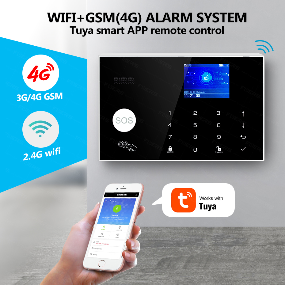 KERUI WiFi+4G Home Alarm with  - Smart Home Keyboard 리뷰 및 가격