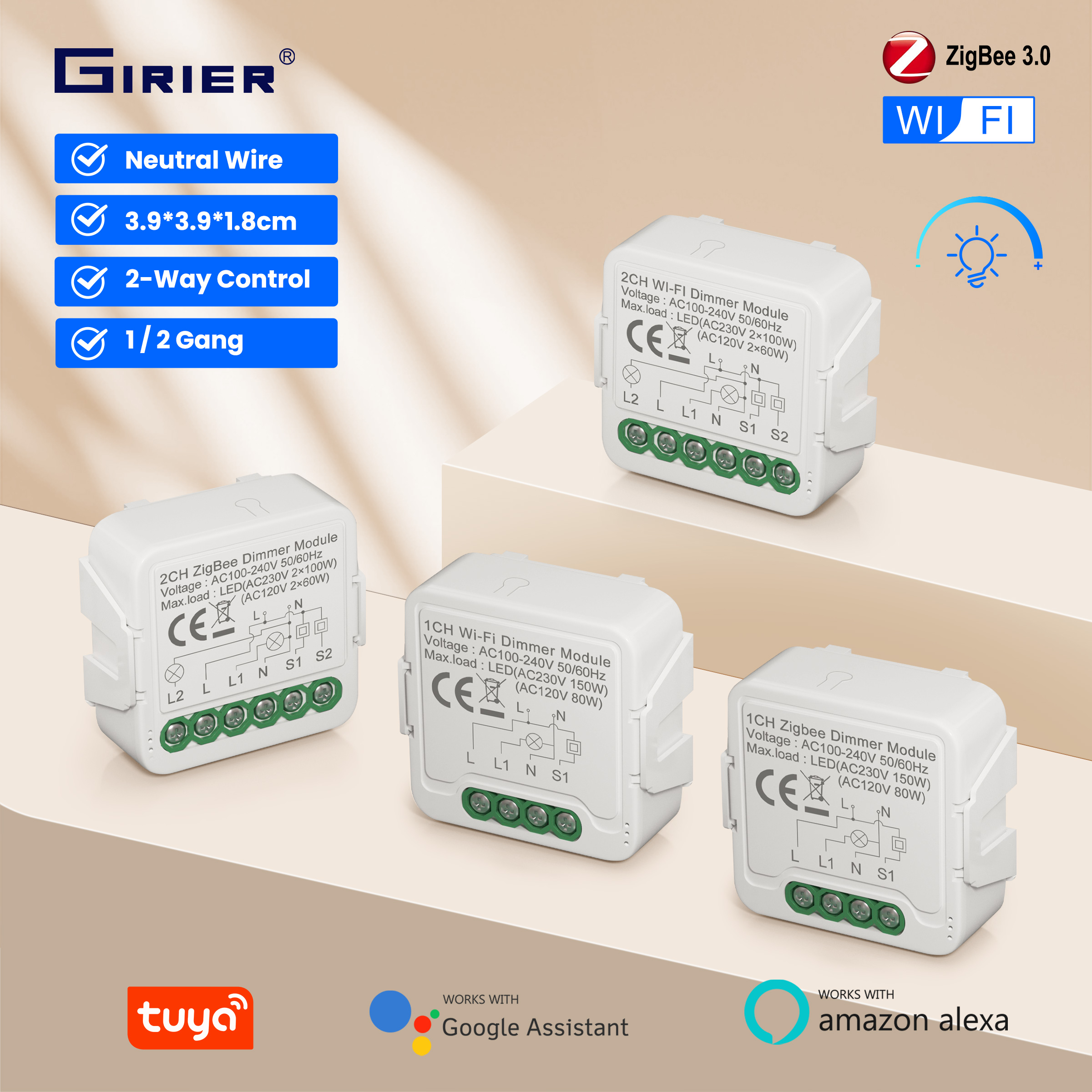 GIRIER Tuya Smart WiFi ZigBee  - Smart Home Zigbee 리뷰 및 가격
