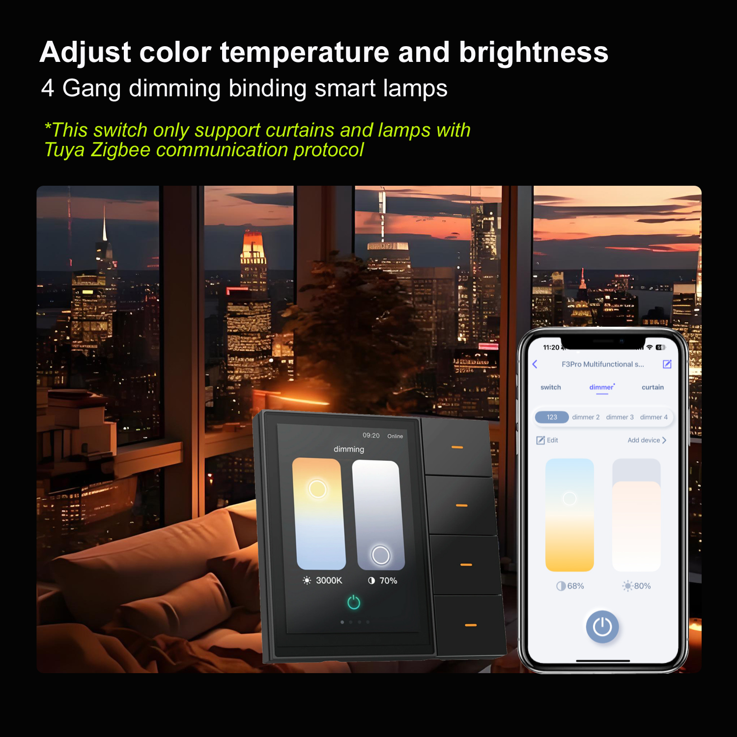 F3-pro Tuya Smart Panel ZigBee - Smart Home Dashboard 리뷰 및 가격