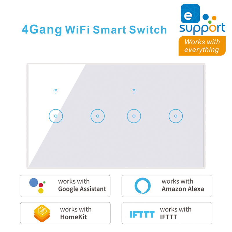 WiFi Smart Switch Tuya eWeLink - Smart Home Touchscreen Control Panel 리뷰 및 가격