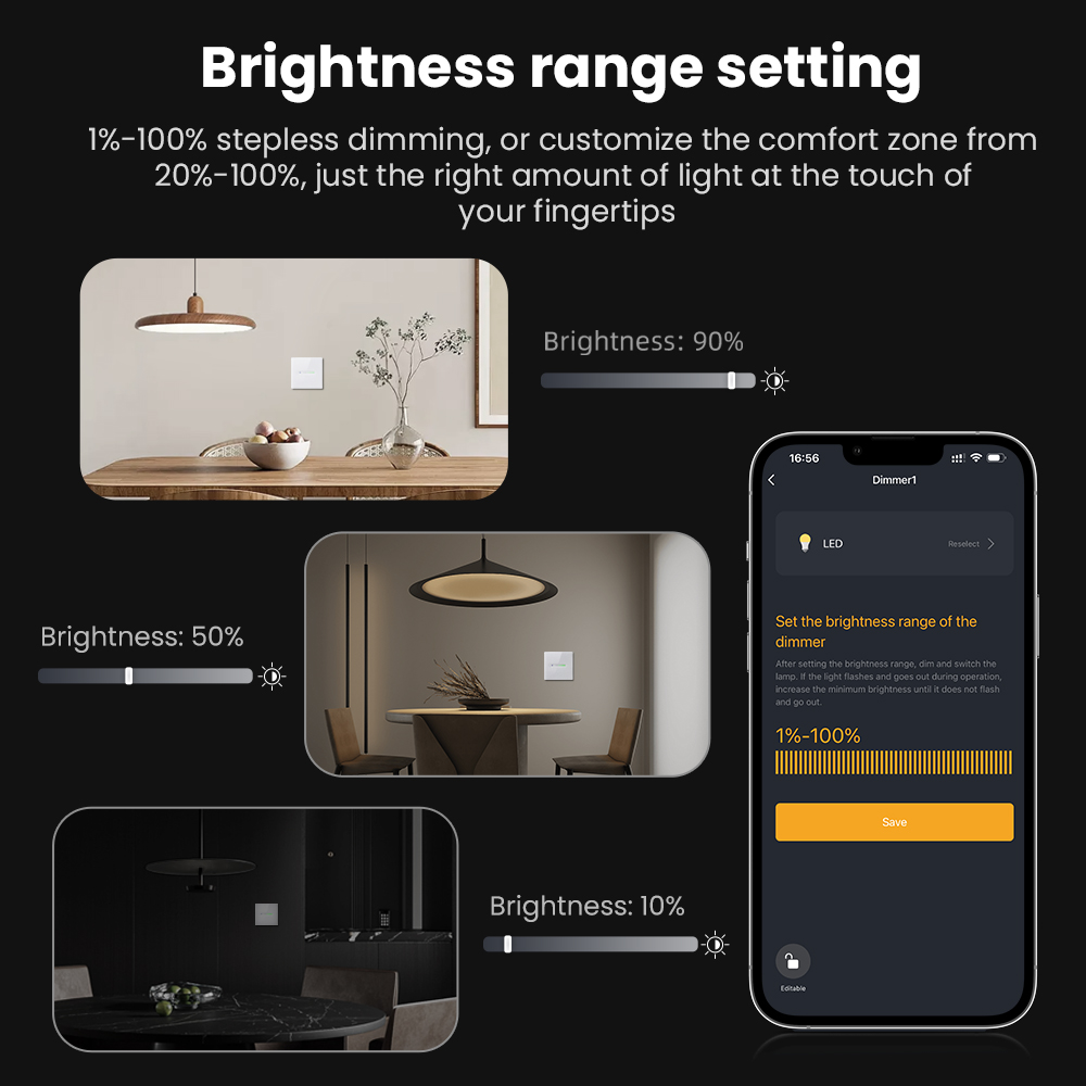 AVATTO WiFi 1/2 Gang Smart Dim - Smart Home Touchscreen Control Panel 리뷰 및 가격