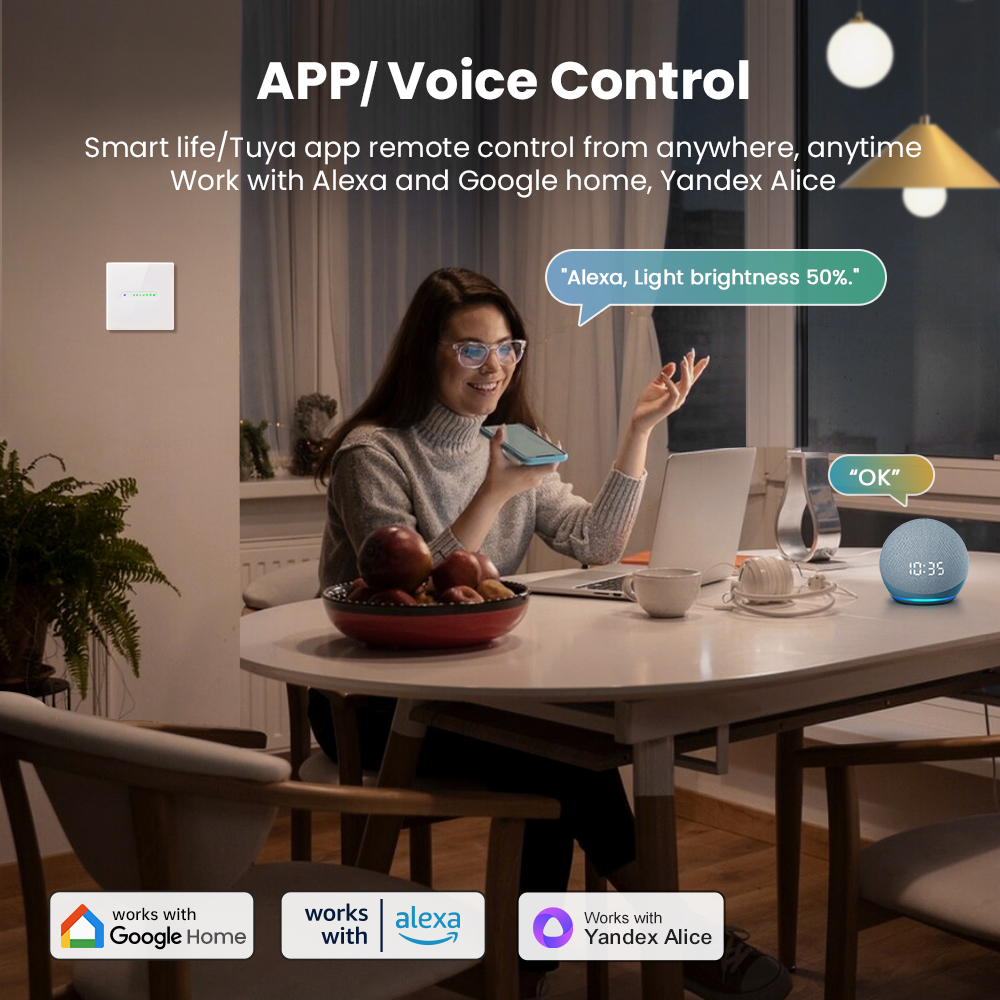 AVATTO WiFi 1/2 Gang Smart Dim - Smart Home Touchscreen Control Panel 리뷰 및 가격