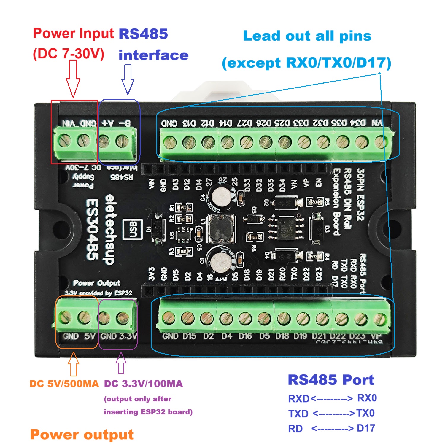 DC 7-30V Power Input 5V 3.3V O - Smart Home Mqtt 리뷰 및 가격