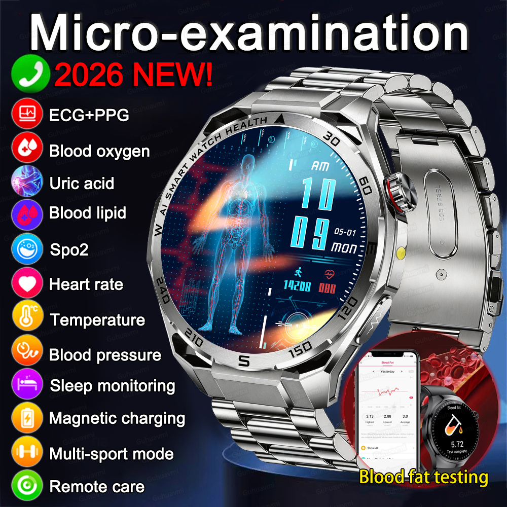 ECG Smart Watch AMOLED Men's M - Smart Home Wellness 리뷰 및 가격