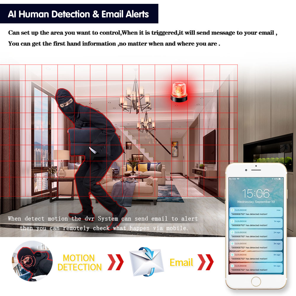 4K 8MP Security CCTV DVR Smart - Smart Home Microsoft 리뷰 및 가격
