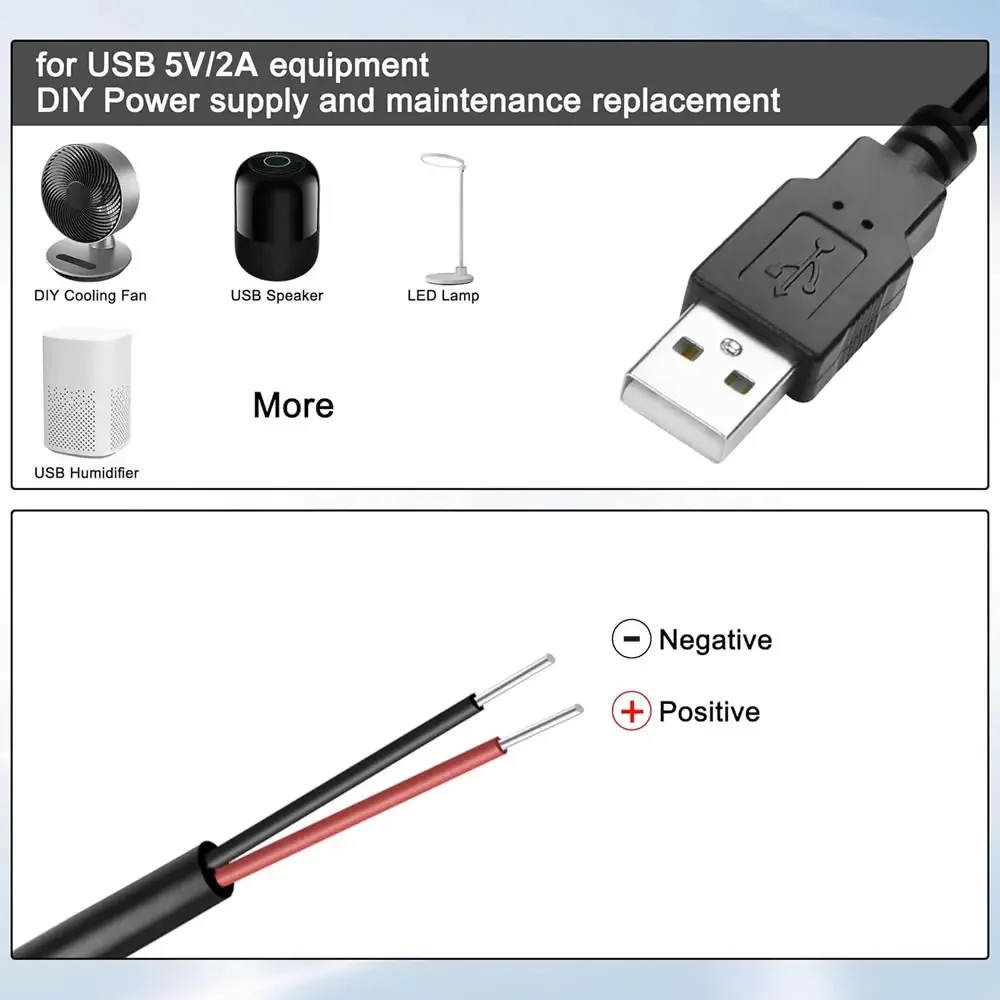DC 2-pin USB Power Cable USB M - Smart Power Strip 리뷰 및 가격