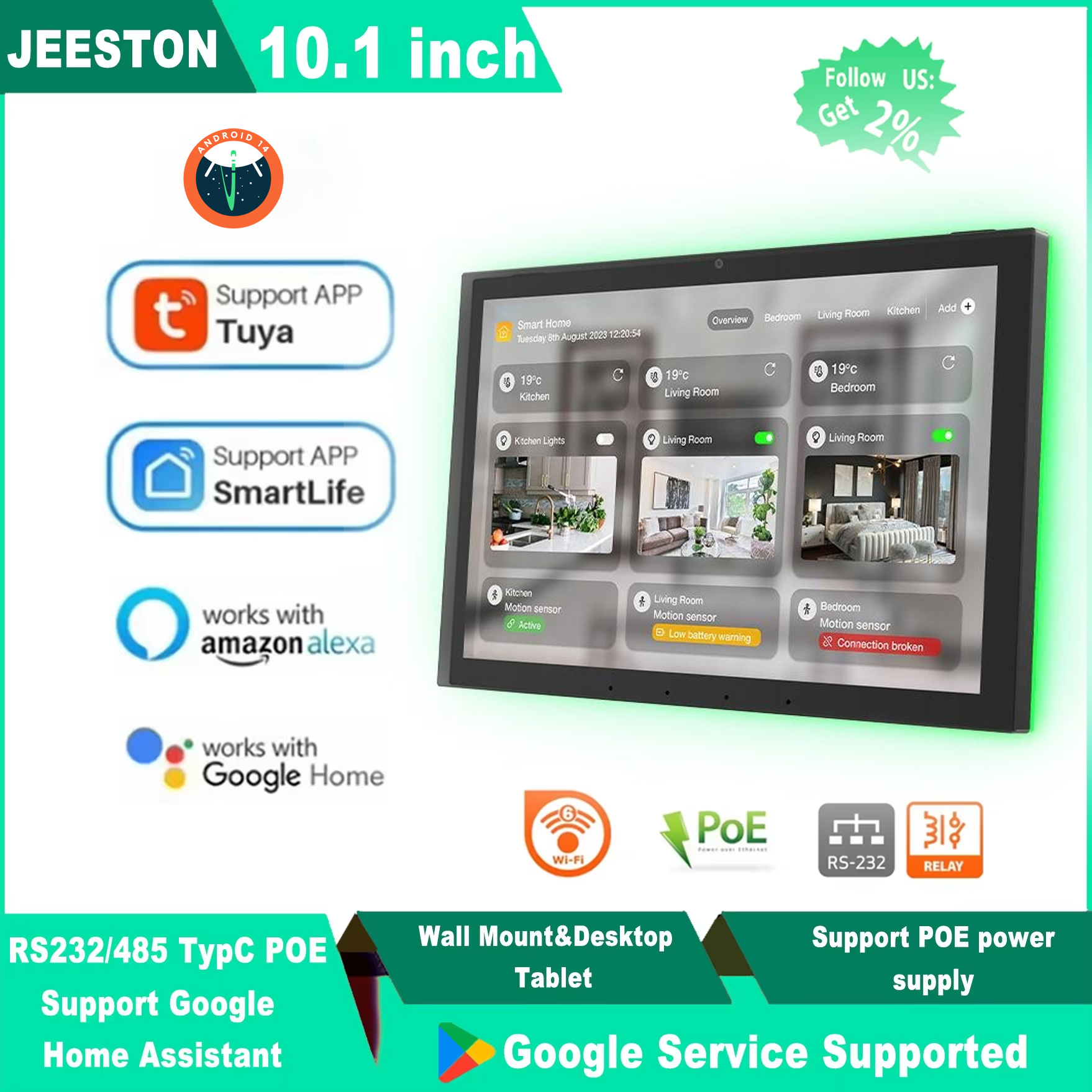 Fast 10.1 Inch Proximity Sendo - Smart Home Mqtt 리뷰 및 가격