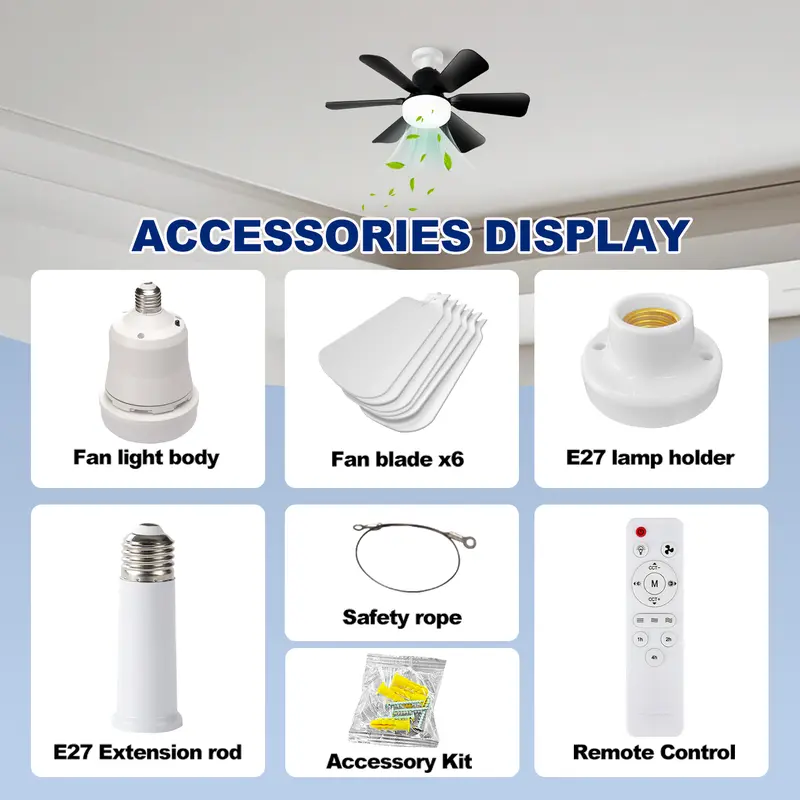 40W Ceiling Fan with Remote Co - Smart Home Ventilation System 리뷰 및 가격