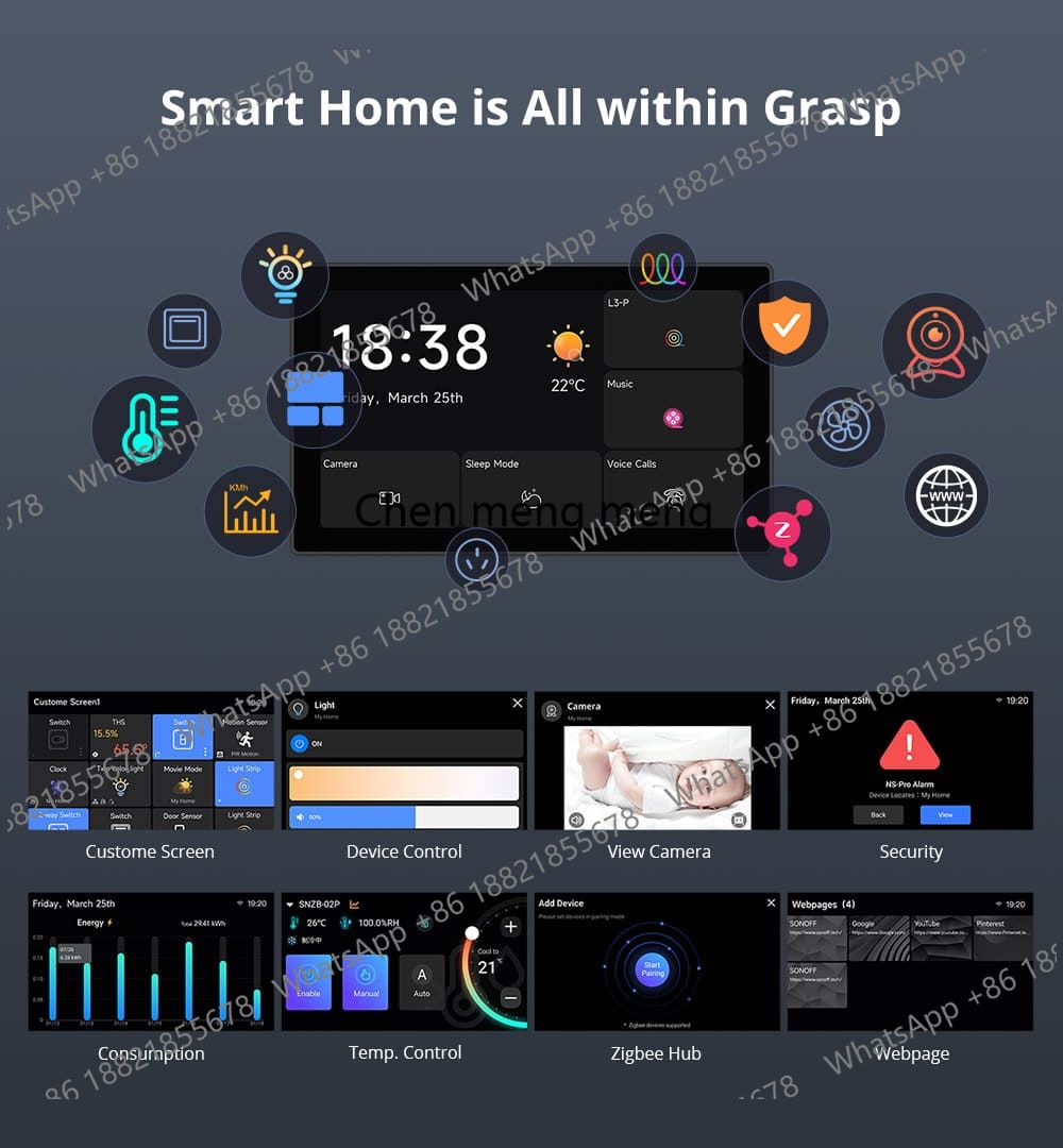 NSPanel Pro 120/86 Smart Home  - Smart Home Touchscreen Control Panel 리뷰 및 가격