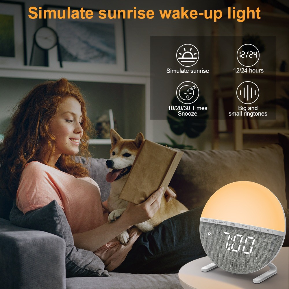 LED Wake Up Light Alarm Clock  - Smart Home Simulation 리뷰 및 가격