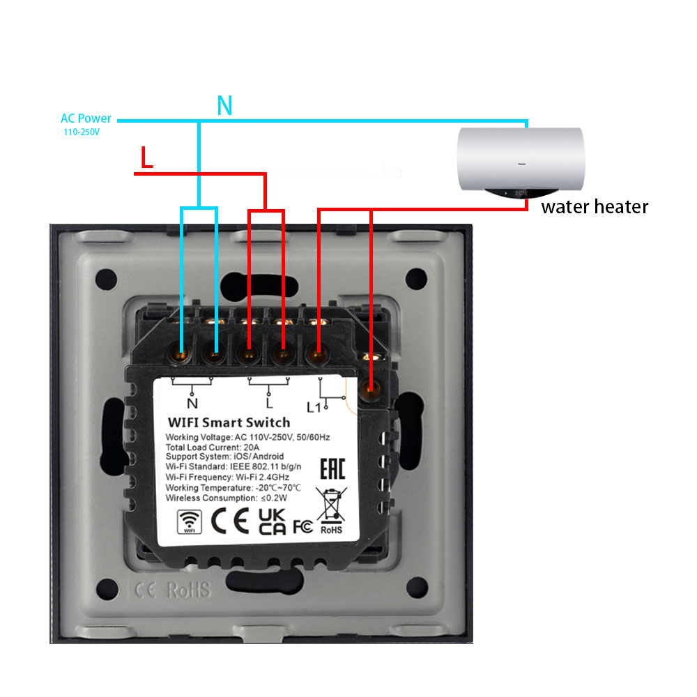 TAWOIA Wifi Smart Switch Boile - Smart Home Touchscreen Control Panel 리뷰 및 가격