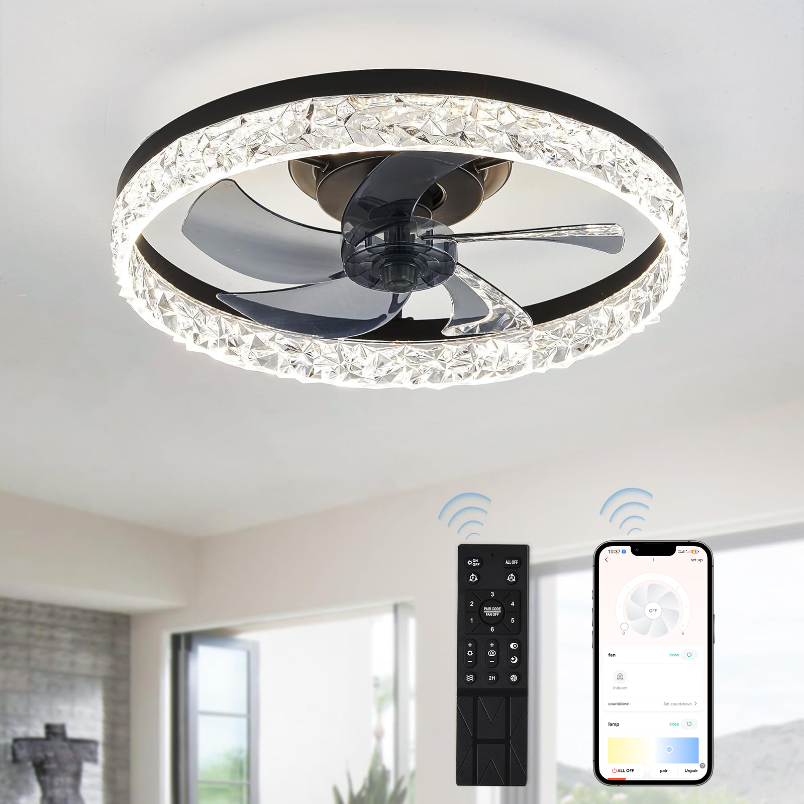 Modern LED Ceiling Fan Lmap Re - Smart Home Ventilation System 리뷰 및 가격