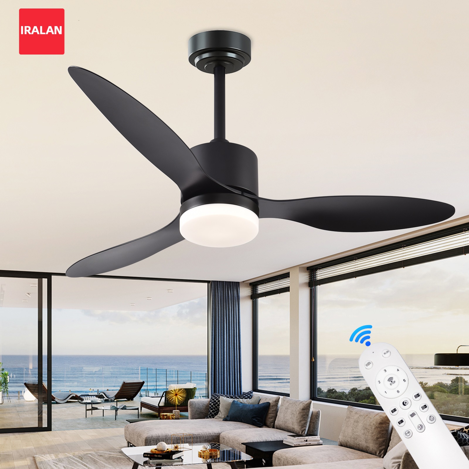 Large Ceiling Fan with Light L - Smart Home Ventilation System 리뷰 및 가격