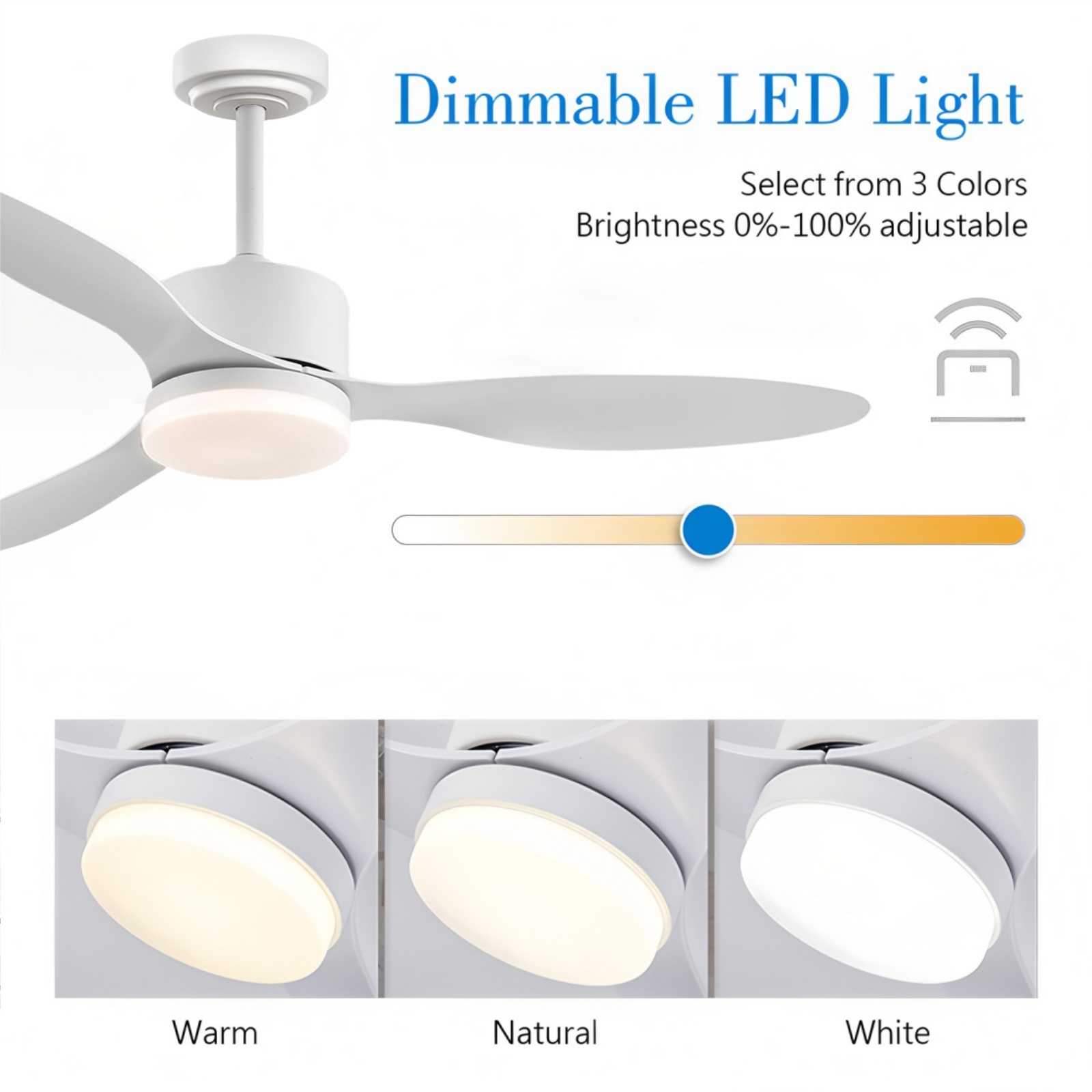 Large Ceiling Fan with Light L - Smart Home Ventilation System 리뷰 및 가격