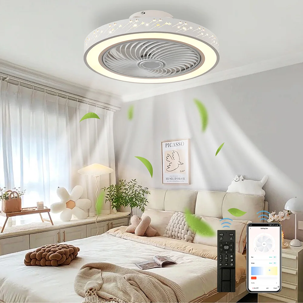 Smart App ceiling fan 46CM fan - Smart Home Ventilation System 리뷰 및 가격
