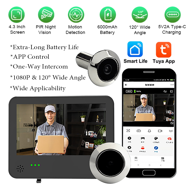 Tuya Smart WIFI Video Doorbell - Video Doorbell 리뷰 및 가격
