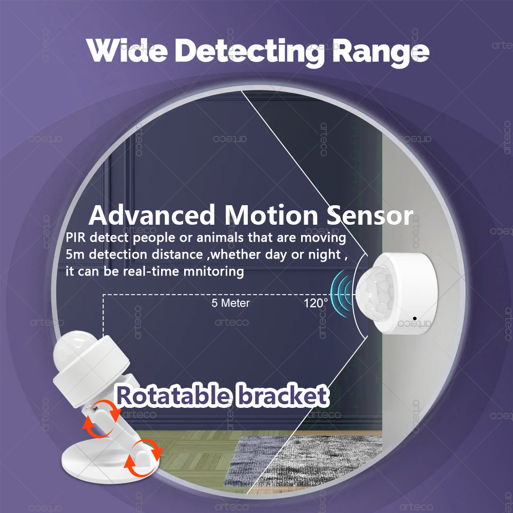 Zigbee 3.0 Mini PIR Motion Sen - Smart Home Zigbee Gateway 리뷰 및 가격