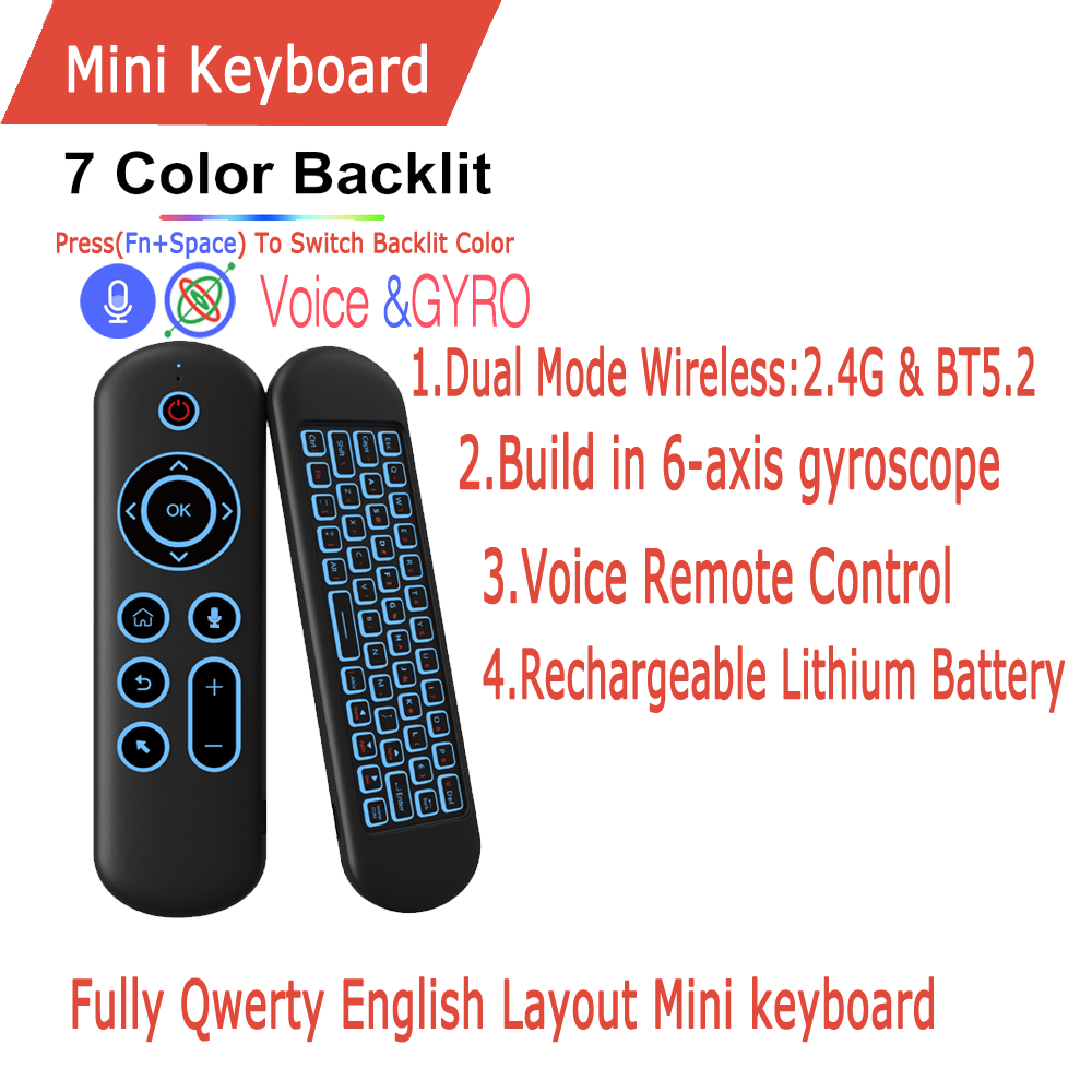 Remote Control Air Mouse Voice - Smart Home Keyboard 리뷰 및 가격