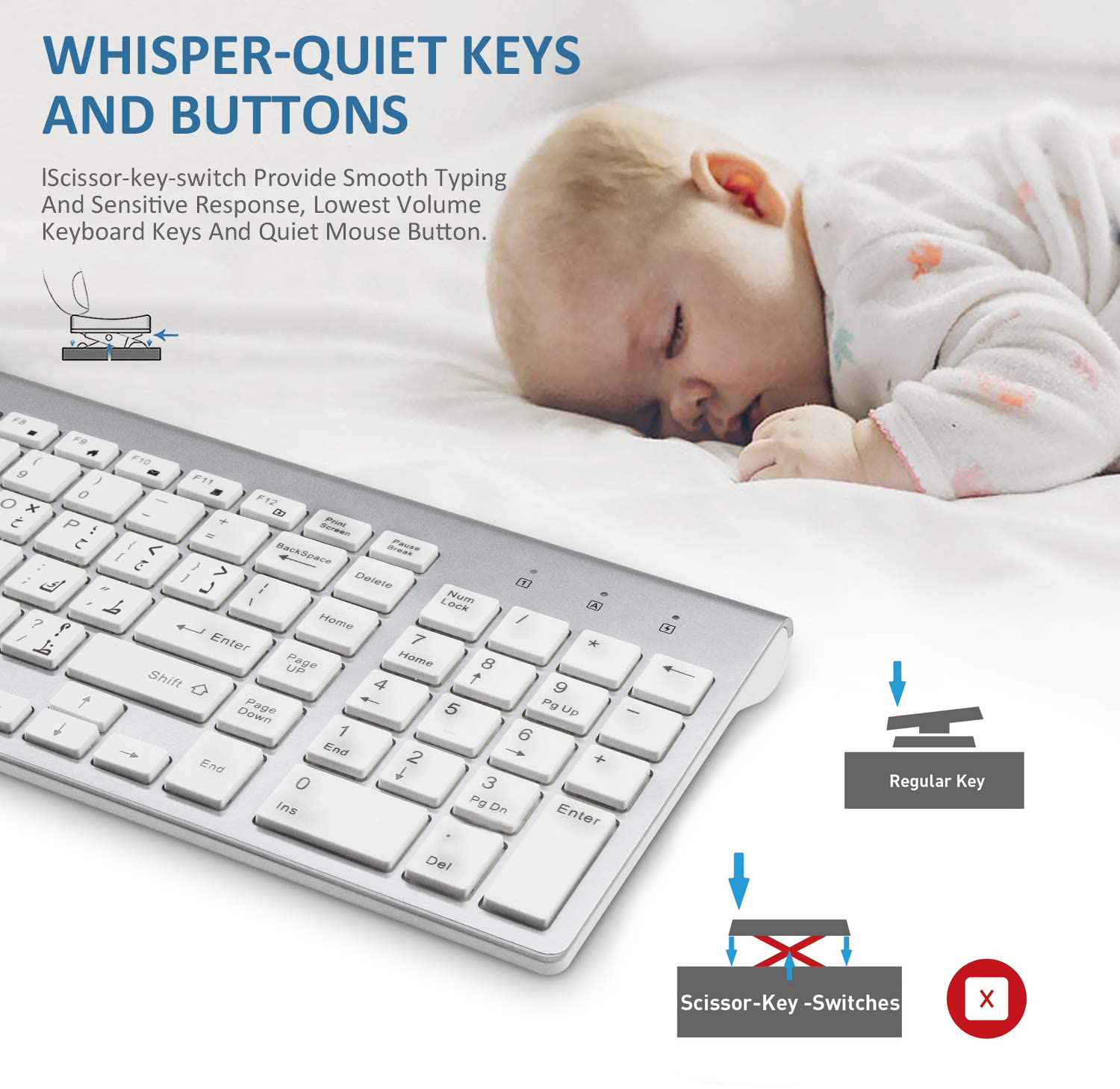 Arabic Enghish Character Slim  - Smart Home Keyboard 리뷰 및 가격