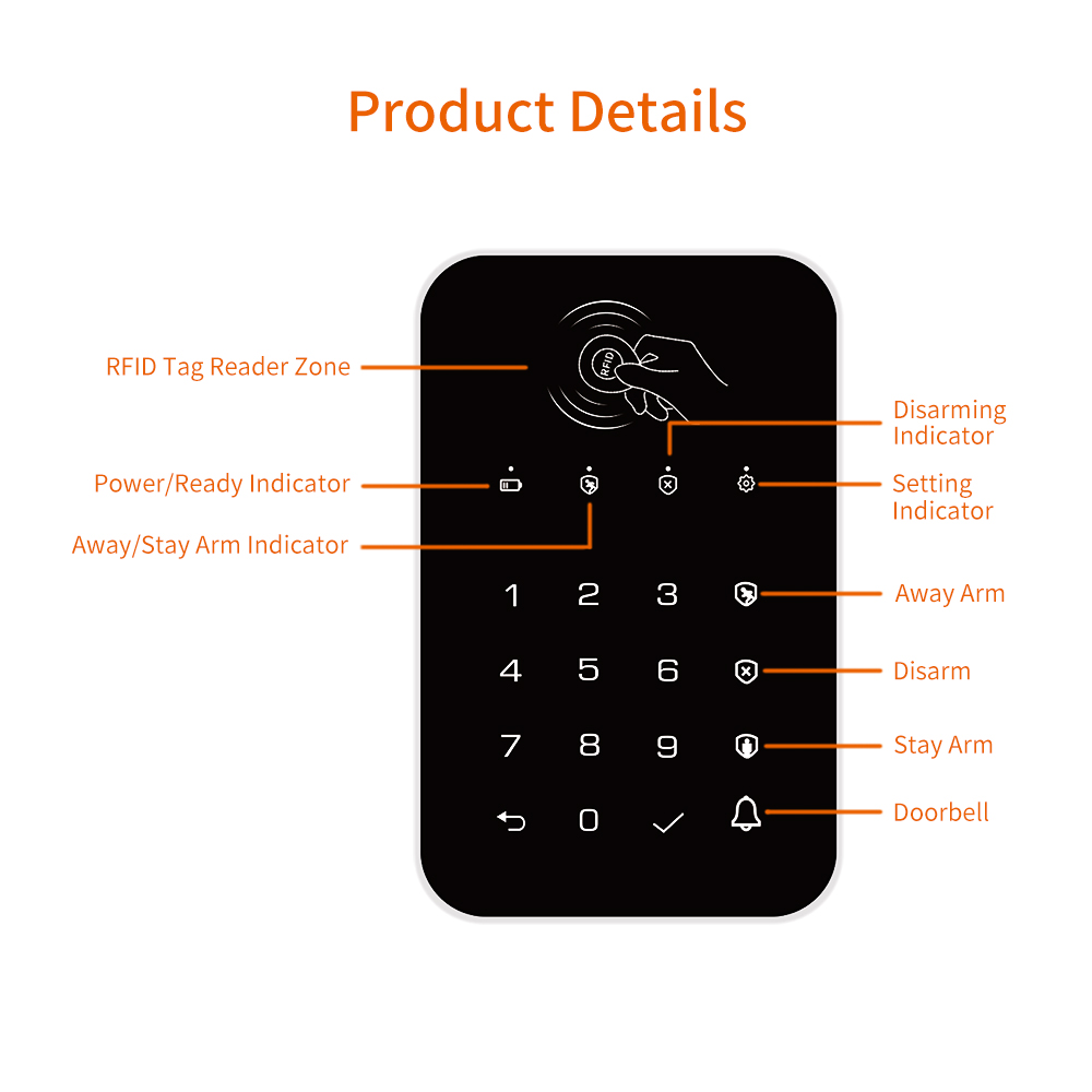 Staniot 433Mhz Wireless Touch  - Smart Home Keyboard 리뷰 및 가격