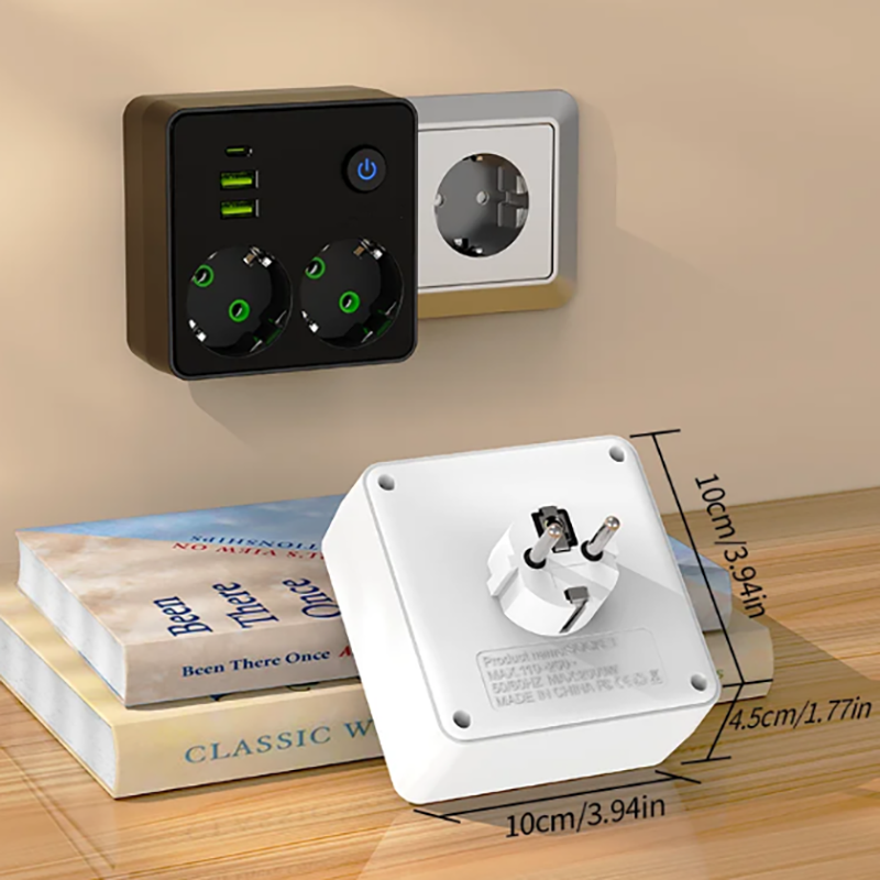 EU Plug Outlet 2 Sockets Multi - Smart Power Strip 리뷰 및 가격